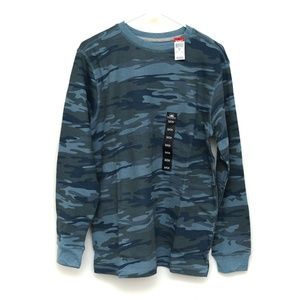 Northwest Territory Men's Small Long-Sleeve Shirt - Blue Camo